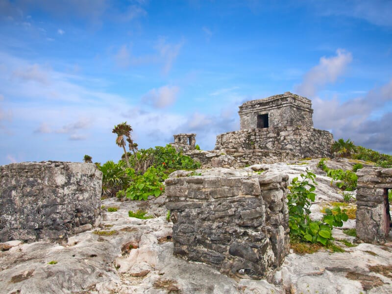 Mayan Ruins in Tulum Mexico