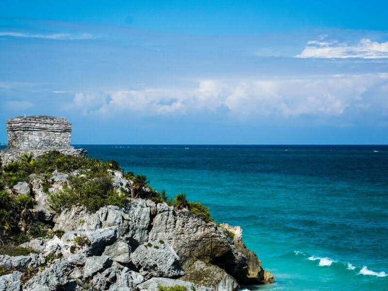 Tulum beach - Mayan ruins