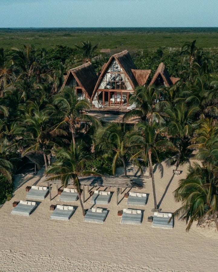 La Valise Tulum Aerial view