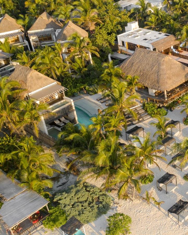 Maxanab hotel aerial view