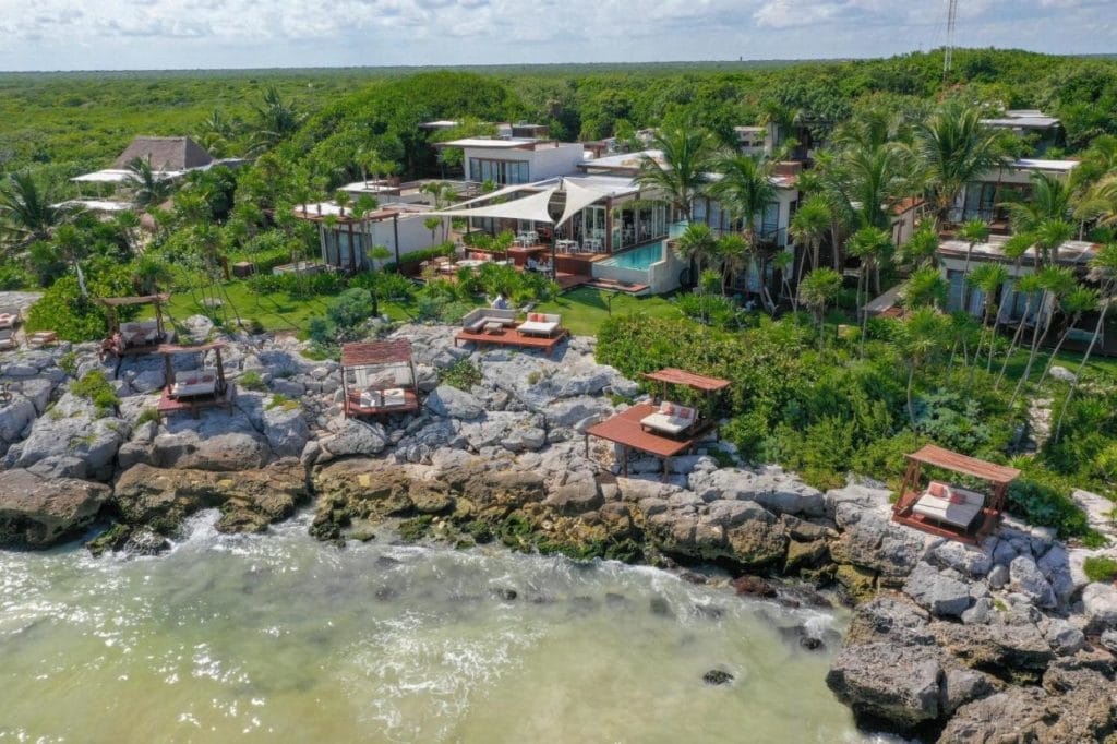 Mi Amor Hotel Tulum Aerial View