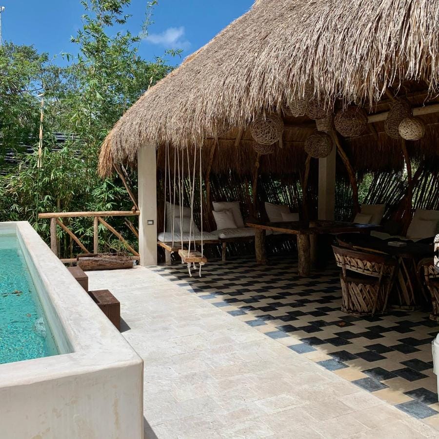 Orchid house pool