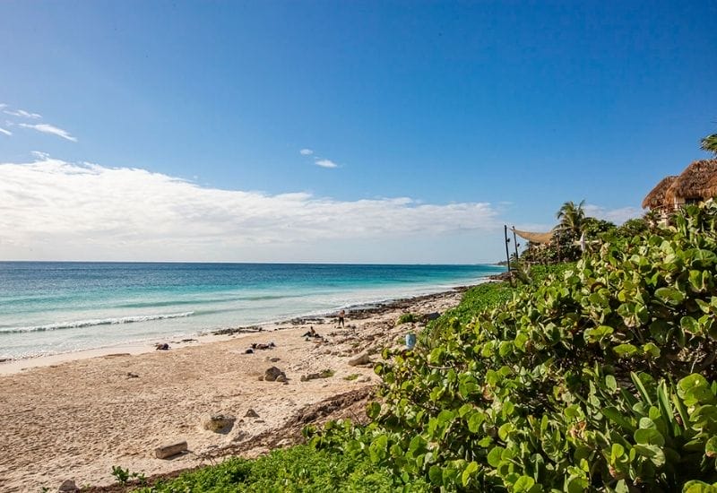 Tulum Beach side
