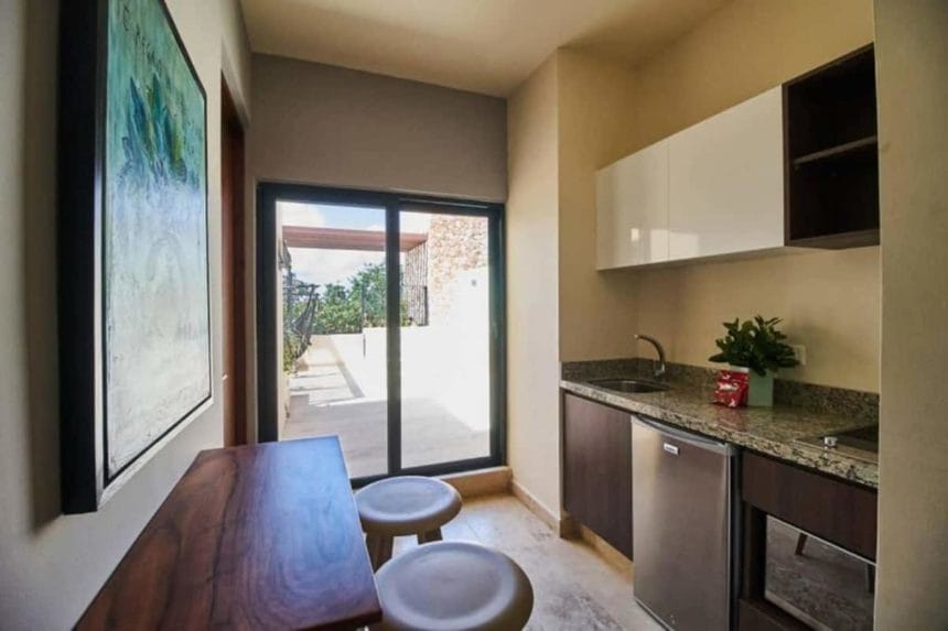 Kitchen - apartment aldea zama tulum