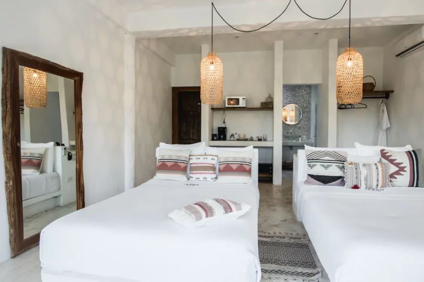 deluxe double room at Icaco Hotel in Isla mujeres